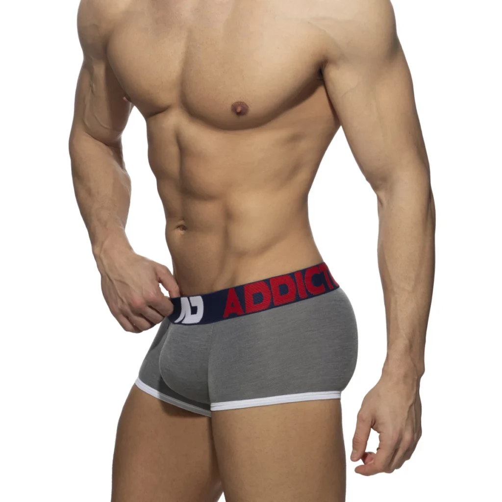 boxer-para-hombres-addicted-ad-pique-trunk-gris-lateral