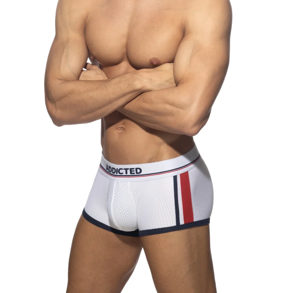 boxer-para-hombres-addicted-sport-mesh-trunk-blanco-lateral