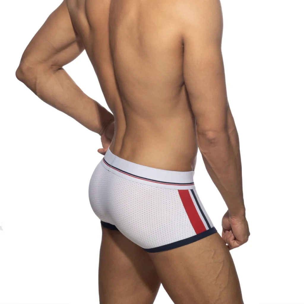 boxer-para-hombres-addicted-sport-mesh-trunk-blanco-trasera