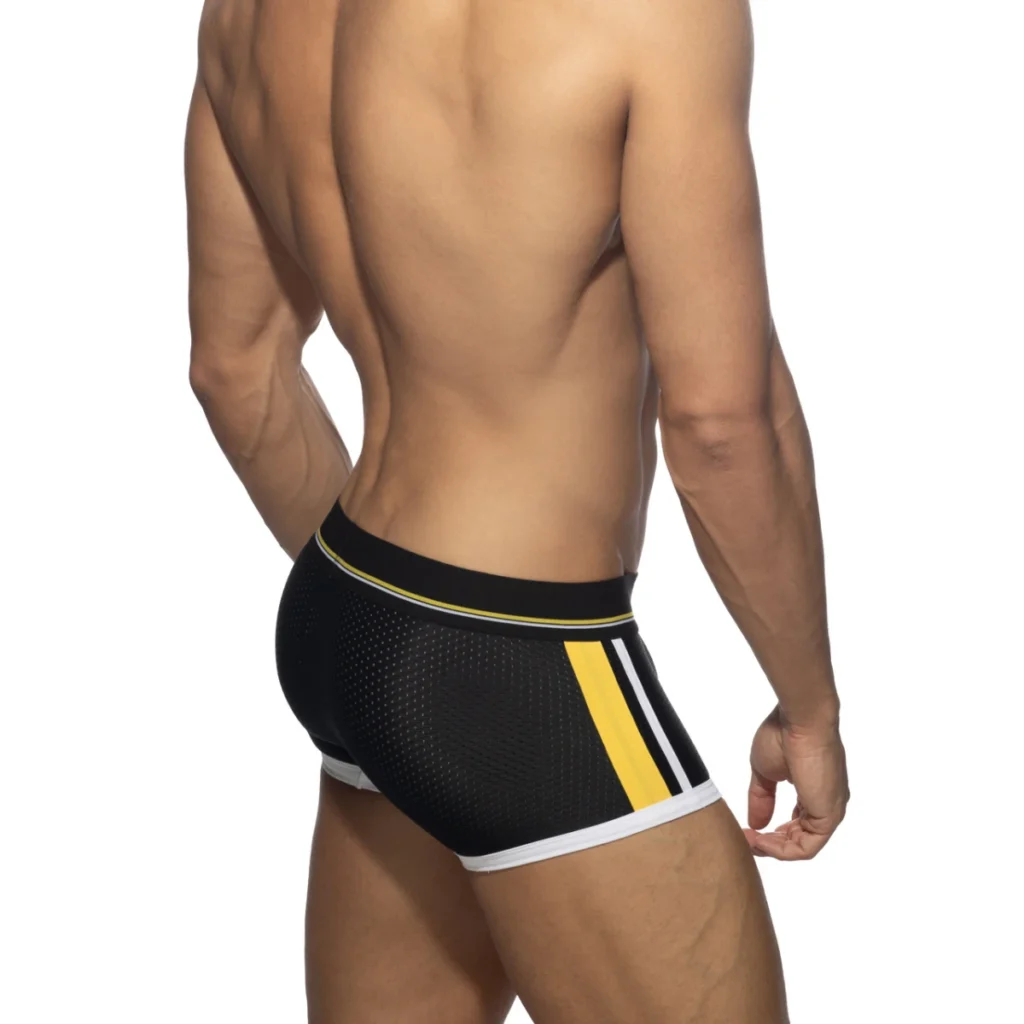 boxer-para-hombres-addicted-sport-mesh-trunk-negro-trasera