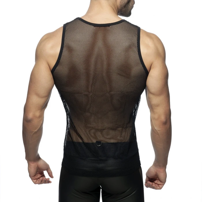 camiseta-de-tirantes-addicted-mesh-mixed-tank-top-negro-trasera