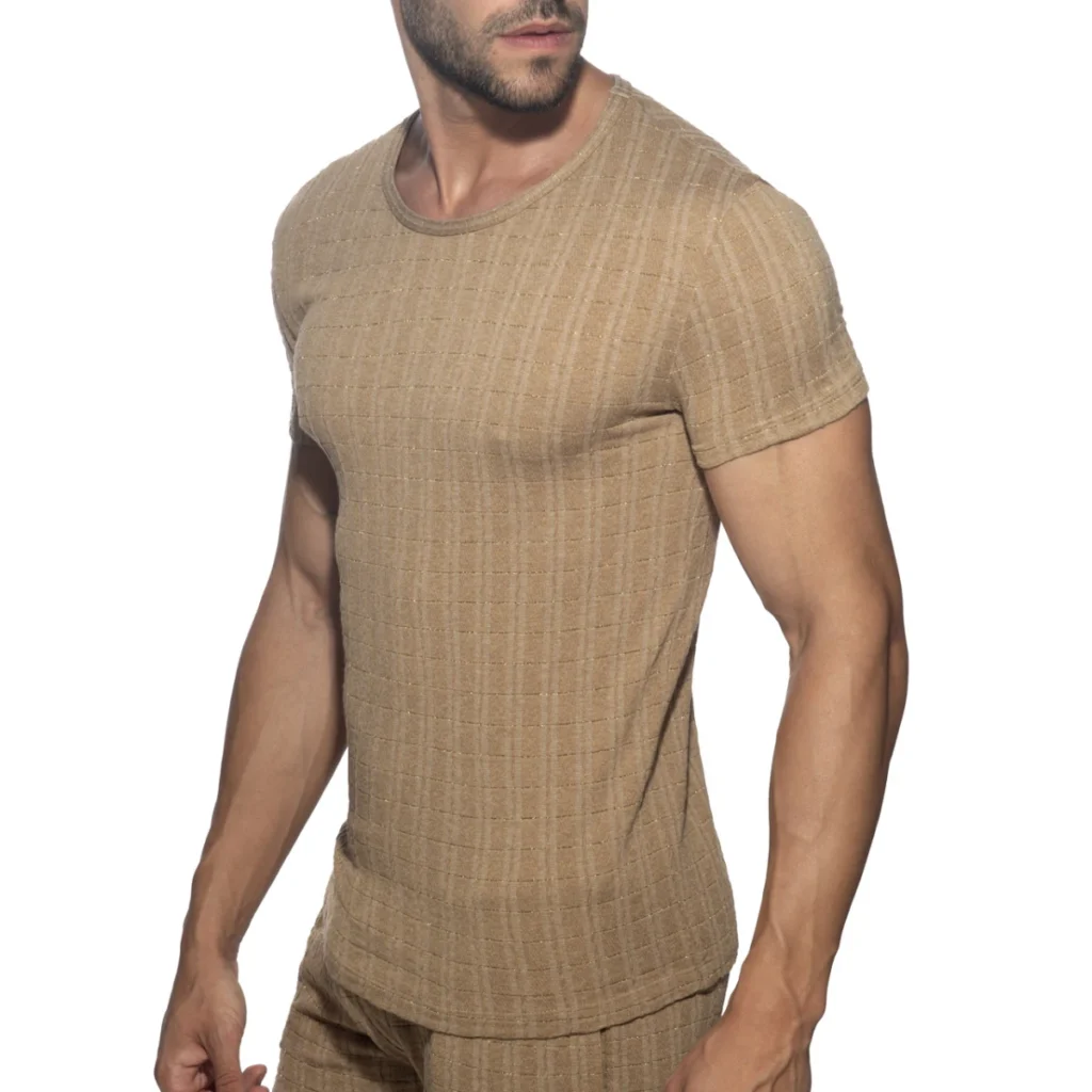 camiseta-para-hombres-addicted-opal-t-shirt-beige-lateral