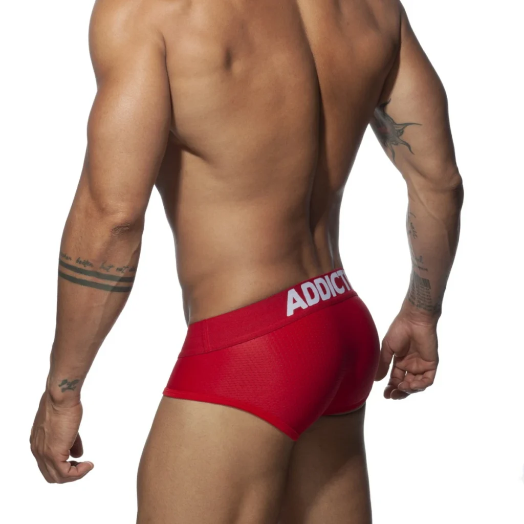 slip-para-hombres-addicted-push-up-mesh-brief-rojo-trasera